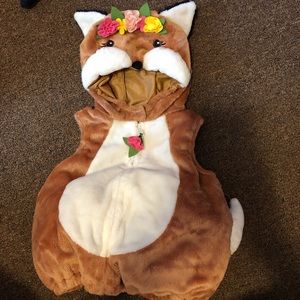 Infant fox Halloween costume